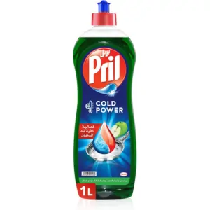 Pril Cold Water Dishwashing Liquid Apple 1 Liter (12PCS/CTN)