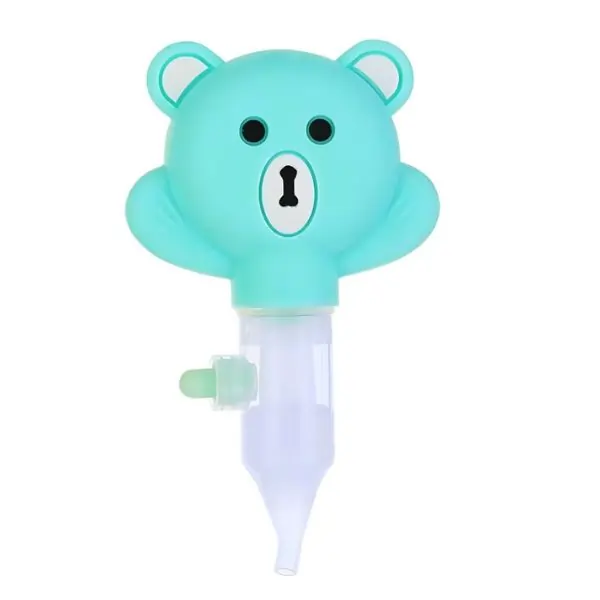 Hercules Bear Soft Silicone Nasal Aspirator for Babies & Toddlers, BPA-Free Baby Nose Suction Bulb Cleaner for Newborns & Infants
