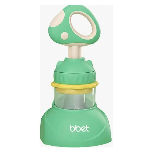 BBET Baby Silicone Fruit Feeder with Base Holder, BPA-Free First Food Feeder & Teether for Infants and Toddlers