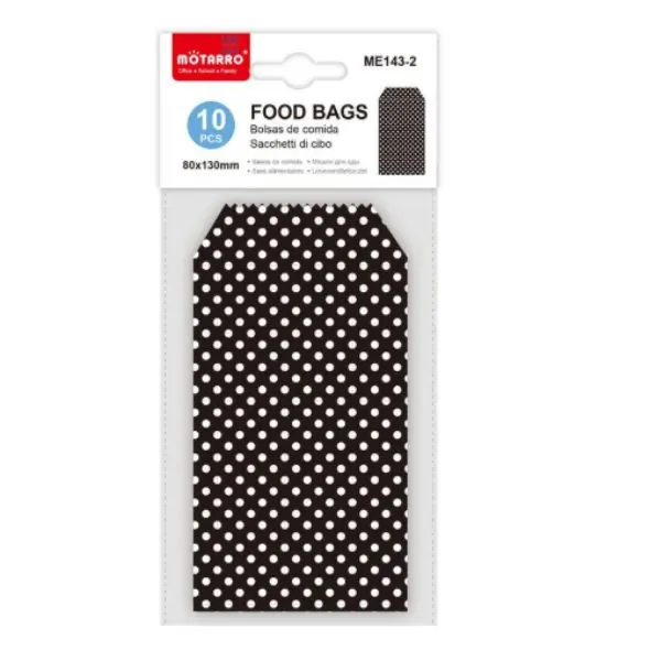 MOTARRO ME143-2 Food Storage Bags, Disposable Plastic Food Bags for Kitchen, Freezer & Grocery Use
