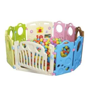 AL ARQAM Baby Playpen for Kids – 2m x 2m Activity Centre Safety Play Yard, 60cm Height, Toddler Playpen for Indoor & Outdoor Use