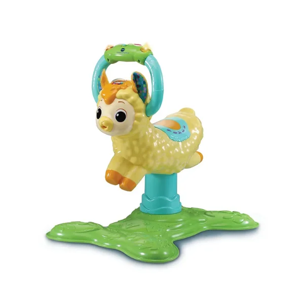 Vtech Bounce & Play Llama - Interactive Learning Bouncer for Toddlers 18+ Months with Music, Colors, Shapes, 2 Songs & 10 Melodies