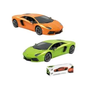 RW 2.4G 1:18 Lamborghini Aventador LP 700-4, Licensed RC Car, 4-Wheel Drive, Realistic Design, 5 Years+, 33.1 x 14.71 x 12.8 cm - Assorted