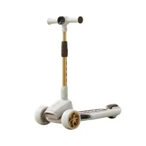 AL ARQAM 3 Wheel Kids Scooter – LED Light-Up Handle, Adjustable Handlebar, Foldable Kick Scooter – Outdoor Toy for Boys & Girls Ages 3-12