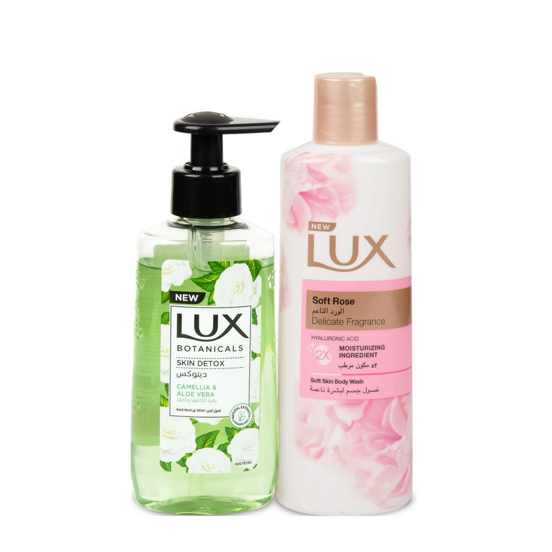 Lux Shower Gel Soft Rose 250 ml + Handwash 245 ml (6ST/CTN)