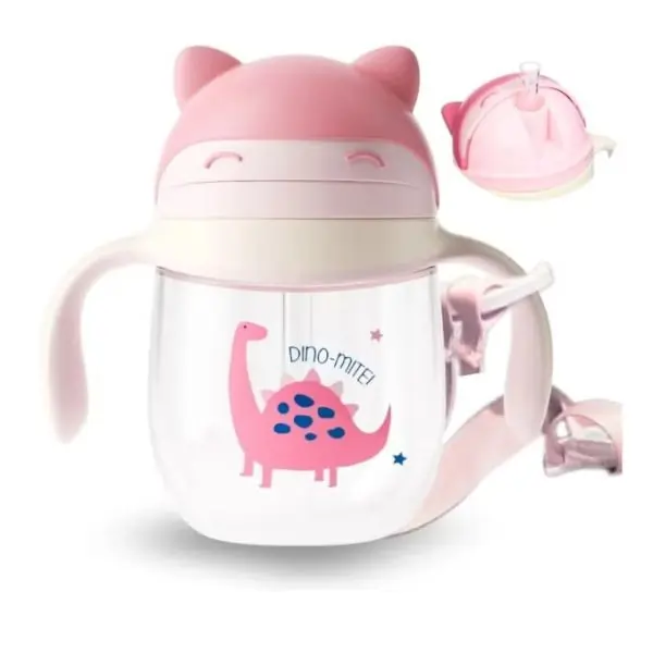 ALGO Dual Purpose Sippy Cup for Baby – 280 ML Leak Proof Training Cup with Soft Spout