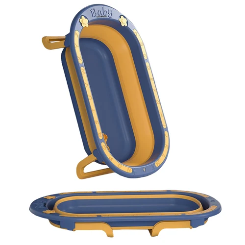 EAZY KIDS Folding Bath Tub - Blue