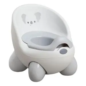 Infantino Potty Pals Potty Seat - Potty Training Toilet, Removable Bowl with Splashguard, Slip Resistant Feet, Gray