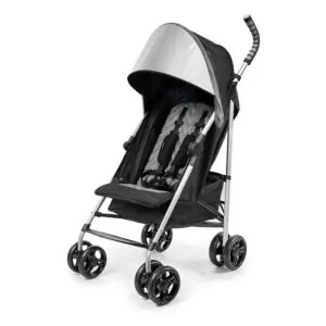 Ingenuity 3Dlite ST Convenience Stroller – Lightweight Compact Umbrella Baby & Toddler Stroller for 6–60 Months, Black