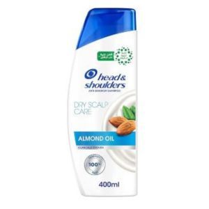 Head & Shoulders Dry Scalp Care Anti-Dandruff Shampoo With Almond Oil, 400 ml (24PCS/CTN)