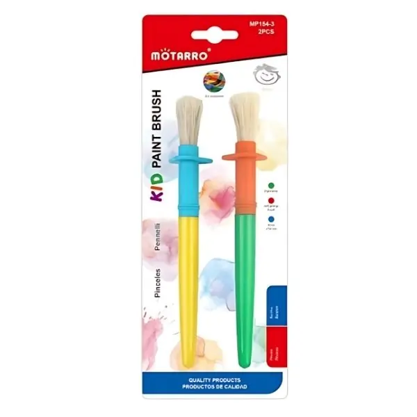 MOTARRO Paint Brush Set MP154-3, Premium Artist Paint Brushes for Acrylic, Watercolor & Oil Painting