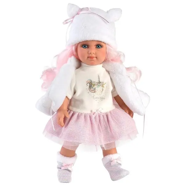Llorens Elena Doll 35cm – Realistic Lifelike Baby Doll, Soft Body & Vinyl Limbs, Handmade Spanish Doll, Phthalate-Free, Perfect Gift for Kids & Toddlers