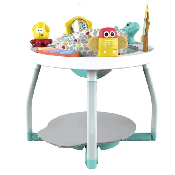 Yaya Duck Babylove 5-in-1 Baby Bouncing Chair, White – Adjustable Infant Rocker & Toddler Chair