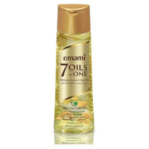 Emami 7 Oils in One Damage Control Hair Oil | With Pro VM Complex | 7 Herbal extracts and oils | Reduce Hair Fall Upto 96% | Makes Hair Upto 20X Stronger | Non Sticky Hair Oil | 200ml (24PCS/CTN)