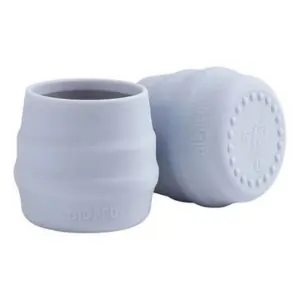 Bibado Sippit Silicone Trainer Cup, Ergonomic Grip, Weighted Base, Medical-Grade Silicone, 6 Months+, Mist, 2 Pieces - 35mL Each