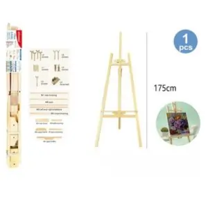 MOTARRO Wooden Stand Easel MP071, 40cm – Adjustable Art Easel for Canvas, Painting, Drawing & Display – Durable Artist & Studio Supplies