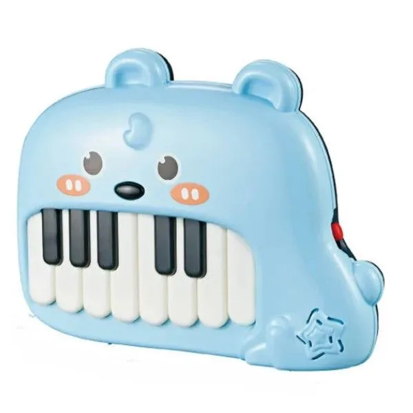 Youleen Baby Bear Piano with Puzzle Blocks 18+Months– Light Up Musical Educational Toy, Early Development Gift for Boys & Girls