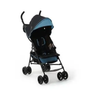 Ingenuity 3Dmini Convenience Stroller – Lightweight Travel Stroller with Compact Fold, Ages 6–60 Months, Dusty Blue