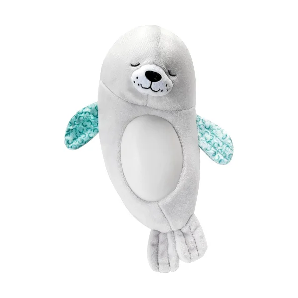 Infantino 3-in-1 Soothing Pal Night Light with Relaxing Sounds & Soft Tunes, White – 0M+, Lullabies & Nature Sounds