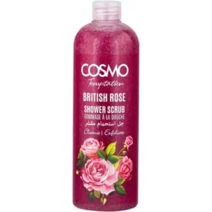 Cosmo Body Care British Rose Shower Scrub 1000ML (12PCS/CTN)