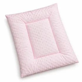 AL ARQAM Soft Padded Baby Mat with Raised Dot Texture, Cushioned Border, 70 x 50 cm - Light Pink