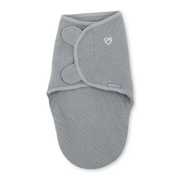 SwaddleMe Muslin Original Granite S/M 0-3M 1 Pack