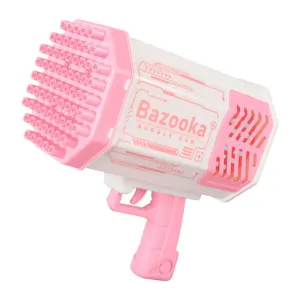 AL ARQAM 69 Holes Bubble Gun with Colorful Lights, Electric Automatic Bubble Machine Blaster for Kids & Adults, Summer Outdoor Indoor Toy for Party, Birthday & Wedding- Assorted