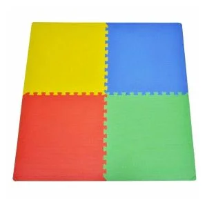 AL ARQAM 60x60cm Colorful EVA Rubber Puzzle Mat Set of 4 – Fun, Durable & Educational Playmat for Kids