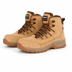 Workland SBP High Ankle Shoes | Protective Industrial Work Footwear | Factory, Warehouse & Construction – Honey