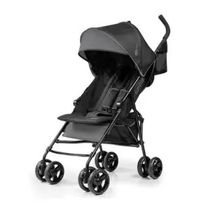 Ingenuity 3Dmini Convenience Stroller, Lightweight Umbrella Stroller, Compact Fold, Multi-position Recline, 6 to 24 Months, 21.08 x 19.3 x 112.01 cm - Grey and Black