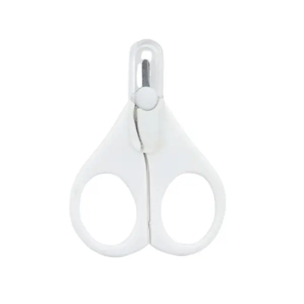 Hercules Bear Baby Nail Scissors with Easy Grip – Safe Stainless Steel Infant Nail Trimmer for Newborns & Babies