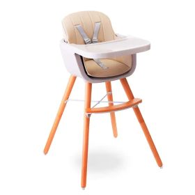 Teknum Premium Dual Height Wooden High Chair - Ivory