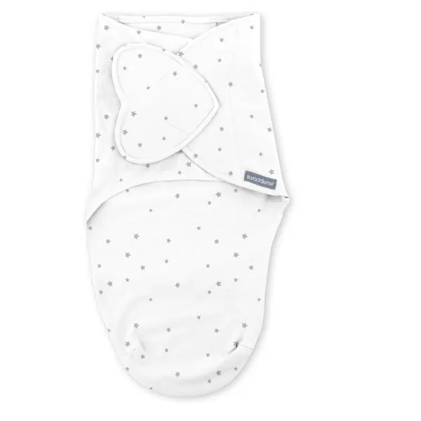 SwaddleMe Monogram Star Dot 0-3M 1 Pack – Velcro Secure