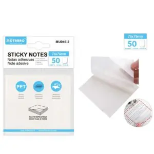 MOTARRO Sticky Notes MU046-2, Colorful Self-Adhesive Memo Pads for Office, School & Home – Removable Note Pads for Quick Reminders, To-Do Lists & Organization