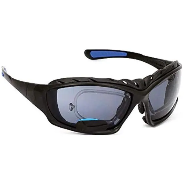 AL ARQAM V59 Safety Spectacles with Anti-Fog Coating, Dark Lens Protective Eyewear for Industrial, Construction & Lab Use