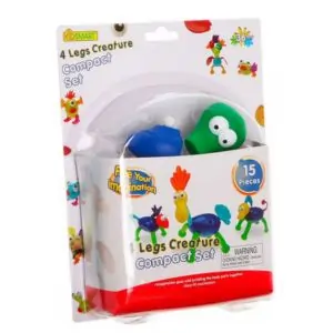 AL ARQAM 4-Legs Creature Compact Set – Educational Building Toy for Kids, Creative STEM Learning Playset, Fun DIY Assembly Toy Gift
