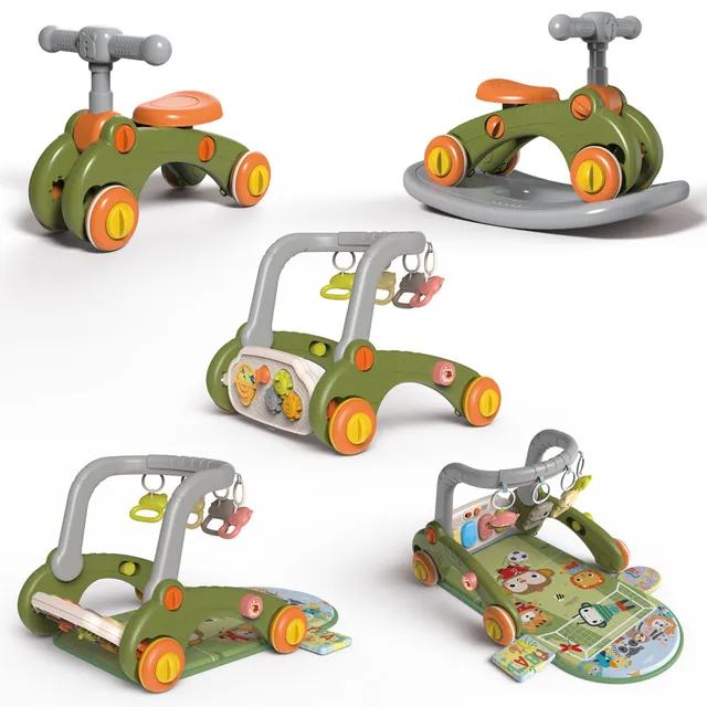 Little Story - Green Walker 6 In1 Baby Activity Center