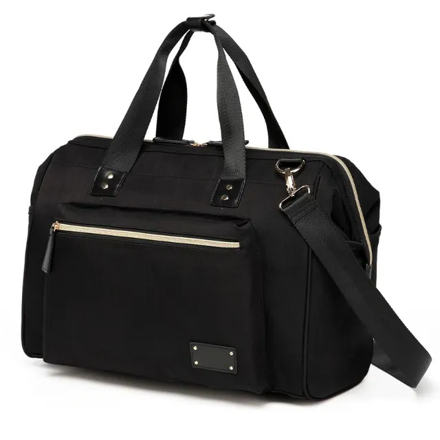 Little Story -Black Zera Mom Dad Diaper Bag