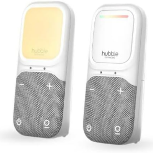 Hubble Night Light Sense Glow Audio Baby Monitor with DECT wireless connectivity listening device, Highly Sensitive Microphone