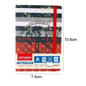 MOTARRO Notebook  MU139-7,  Ruled Writing Notebook for School, Office & Daily Notes