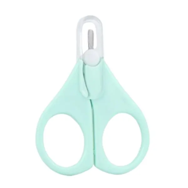 Hercules Bear Baby Nail Scissors with Easy Grip – Safe Stainless Steel Infant Nail Trimmer for Newborns & Babies