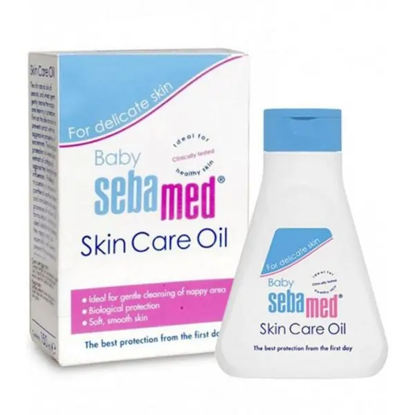Sebamed Baby Skin Care Oil 150 ml, Gentle Moisturizing & Soap-Free, pH 5.5 for Sensitive Baby Skin (12PCS/CTN)