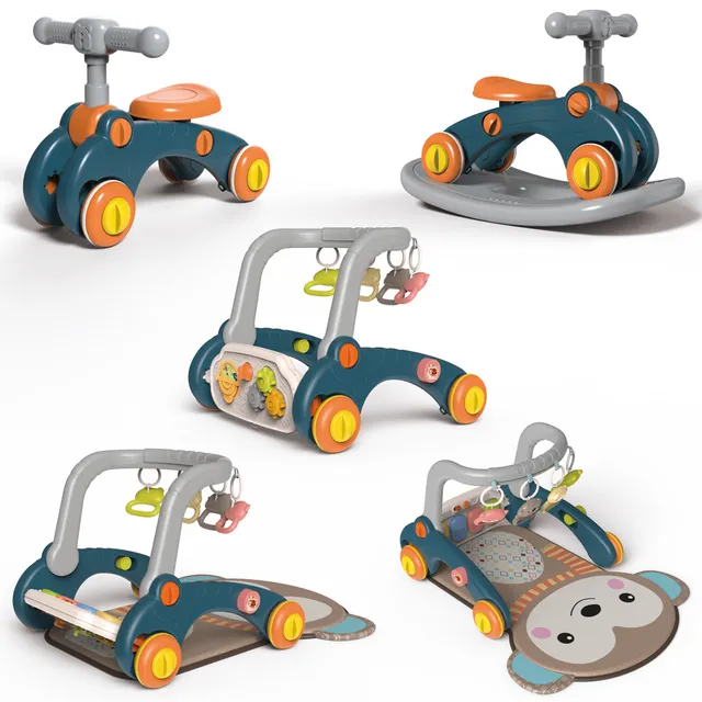 Little Story -Blue Walker 6 In1 Baby Activity Center
