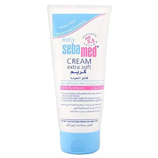 Sebamed Extra Soft Baby Cream 200 ml | pH 5.5 | Gentle Moisturizing Cream for Sensitive Skin(12PCS/CTN)