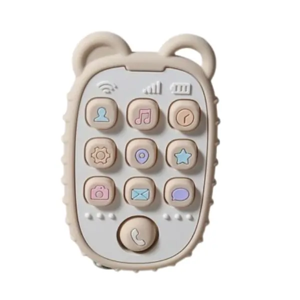 ALGO Baby Teether Mobile Phone Design – Safe & Non-Toxic Teething Toy for Babies