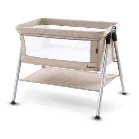 Teknum Sleepzen 2 Bedside Crib Bassinet - Ivory
