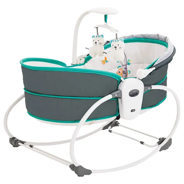 Mastela - Baby Rocker & Bassinet Cradle 5In1 Newborn - Green