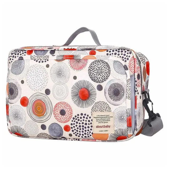 Little Story - Baby Diaper Changing Clutch Kit - Multi Circular