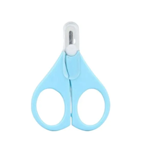 Hercules Bear Baby Nail Scissors with Easy Grip – Safe Stainless Steel Infant Nail Trimmer for Newborns & Babies