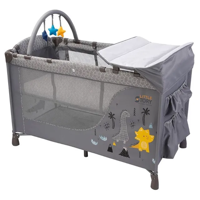 Little Story Foldable Cot and Playard
